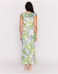 MINKPINK - Carrie Ruffled Midi Dress