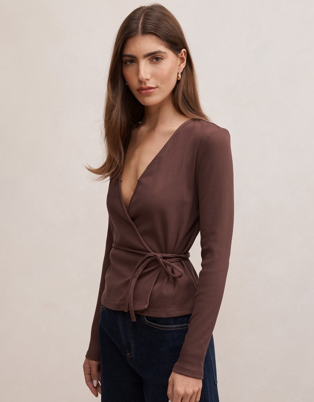 Forever New - Francesca Ballet Wrap Top