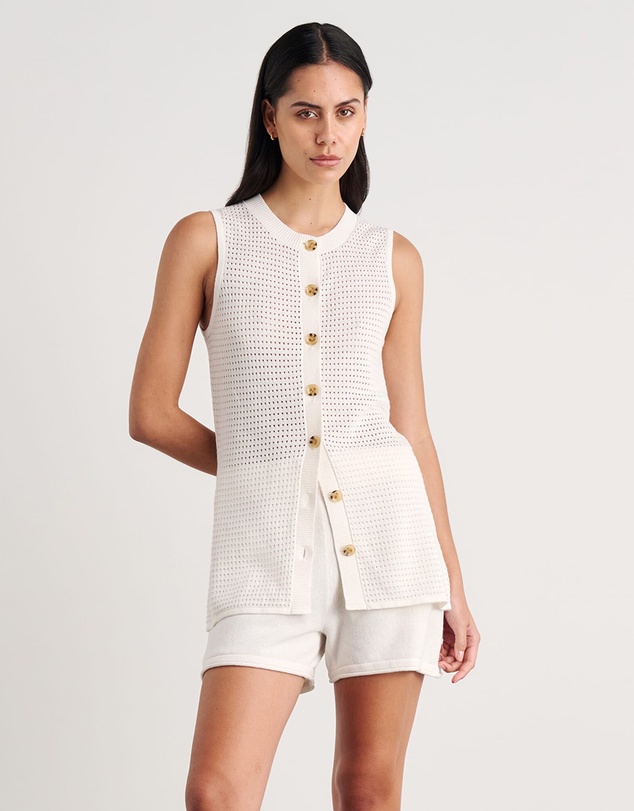 Jag - Brita Longline Knit Vest