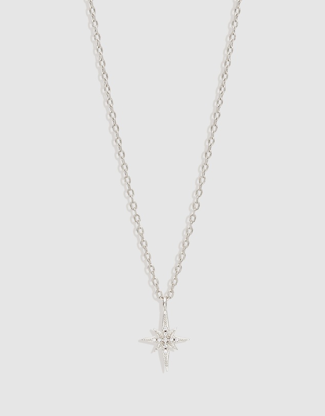 By Charlotte - Silver Starlight Necklace