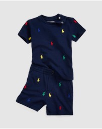 Polo Ralph Lauren - Polo Pony Cotton Mesh Tee - Babies
