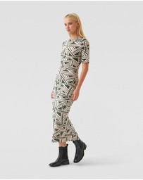 Oxford - Leonie Printed Jersey Dress