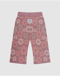 Kynd Baby - Knit Flare Pant in Bold Floral
