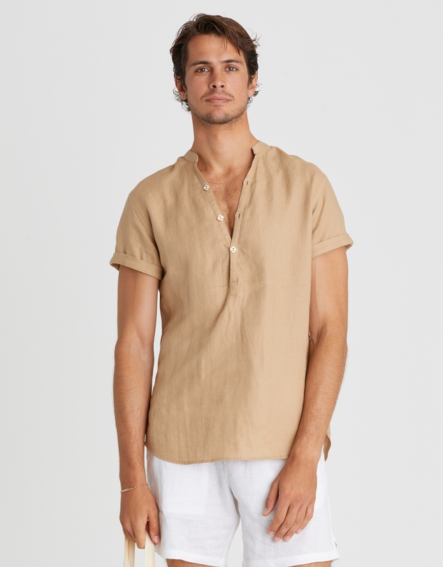 Aqua Blu Australia - Caramel Aaron Shirt