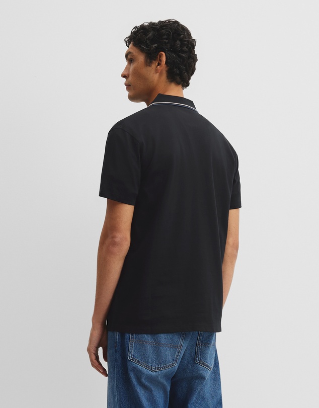 Country Road - Short Sleeve Tipped Zip Polo