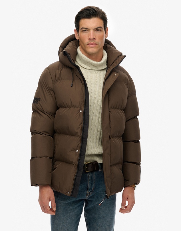 Superdry - Hooded 5 Baffle Sports Puffer