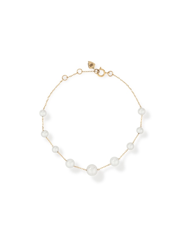 Michael Hill - Bracelet with Cultured Freshwater Pearls in 10kt Yellow Gold