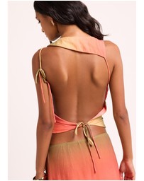 Subtitled - Earth Ombre Backless Top