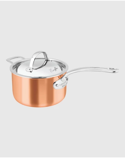 Chasseur - Escoffier Induction Saucepan with Handle 20 x 12cm - Copper