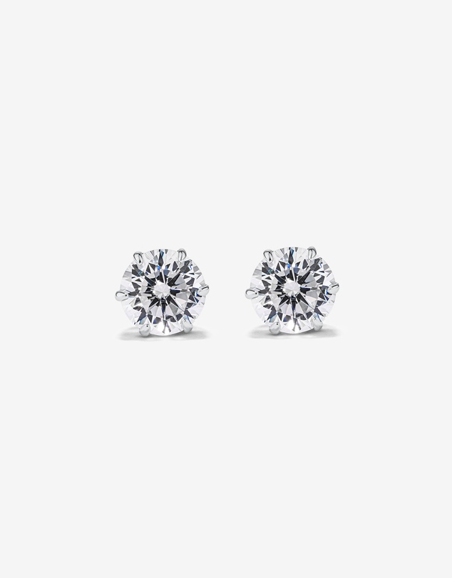 Michael Hill - 7.3mm Round Brilliant Cubic Zirconia Stud Earrings in Sterling Silver