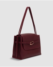 By Far - Cora Sour Cherry Lamb Nappa Leather Bag