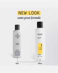 Nioxin - Nioxin System 1 Scalp + Hair Shampoo - Hair Thickening Shampoo For Natural Hair With Light Thinning, 300ml