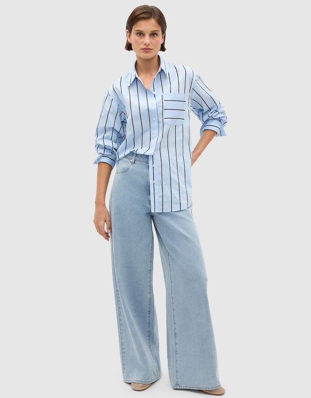 Seed Heritage - Textured Stripe Pocket Shirt