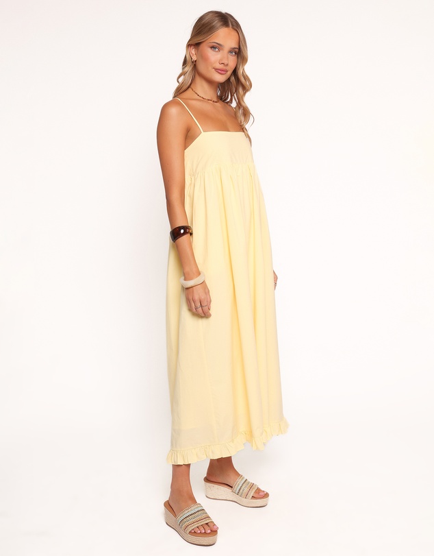 Petal & Pup - Miuccia Maxi Dress - Butter Yellow