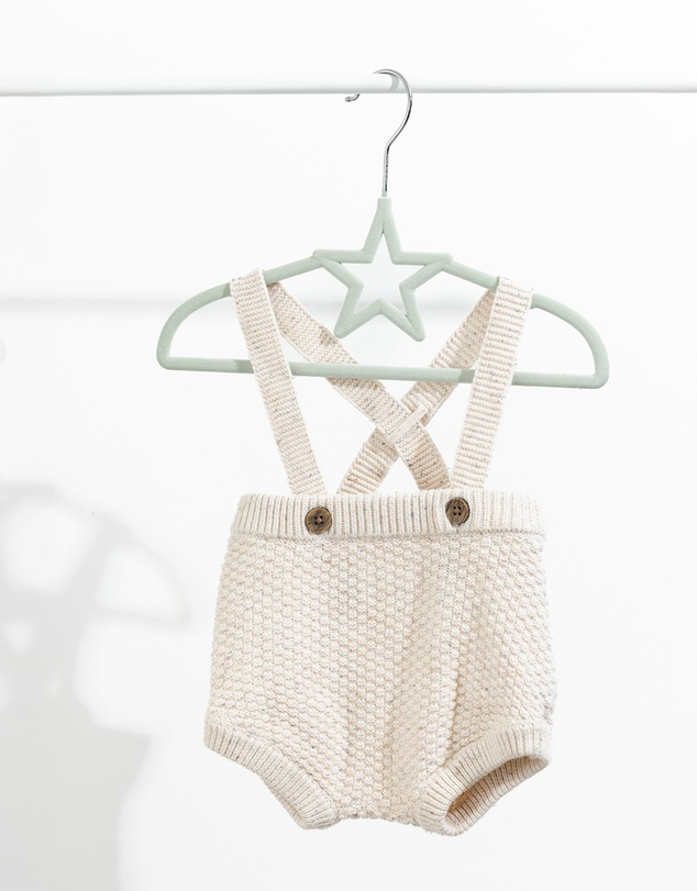 Living Textiles - 10pk Baby Coat Hangers - Stars/Sage