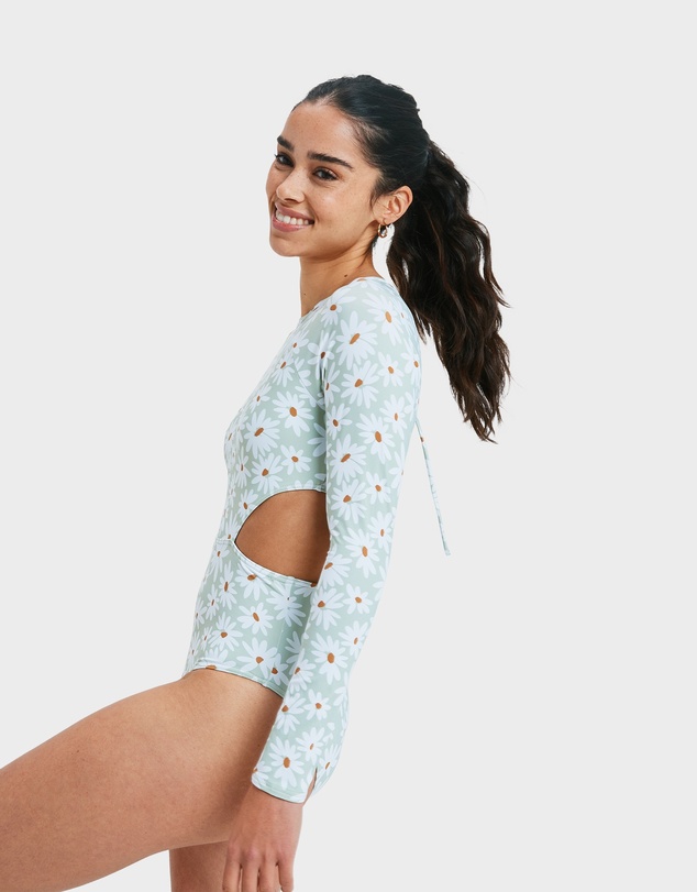 Roxy - Womens Dream Floral One Piece Rash Vest