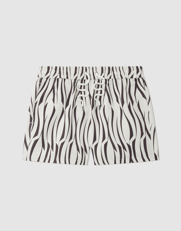 Frescobol Carioca - Rio Vento Print Swim Shorts