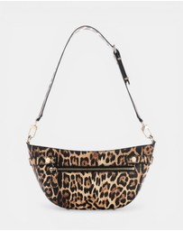 GUESS - Leopard Print Cirene Shoulder Bag
