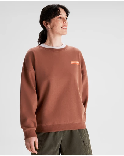 Kathmandu - Heritage Logo Slouchy LT BB Crew Sweatshirt