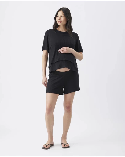 Ripe Maternity - Asher Rib Short