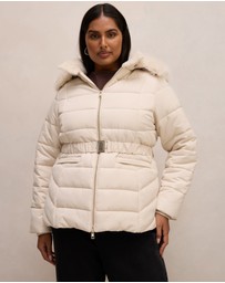 Forever New Curve - Macey Curve Short Puffer Jacket