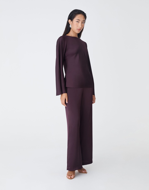 Forcast - Asma Satin Bias Cut Top