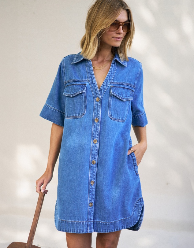 Ceres Life - Bonnie Relaxed Shirt Dress