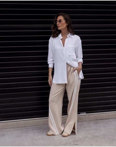 ALEXANDRA - Jitsum Pants Beige