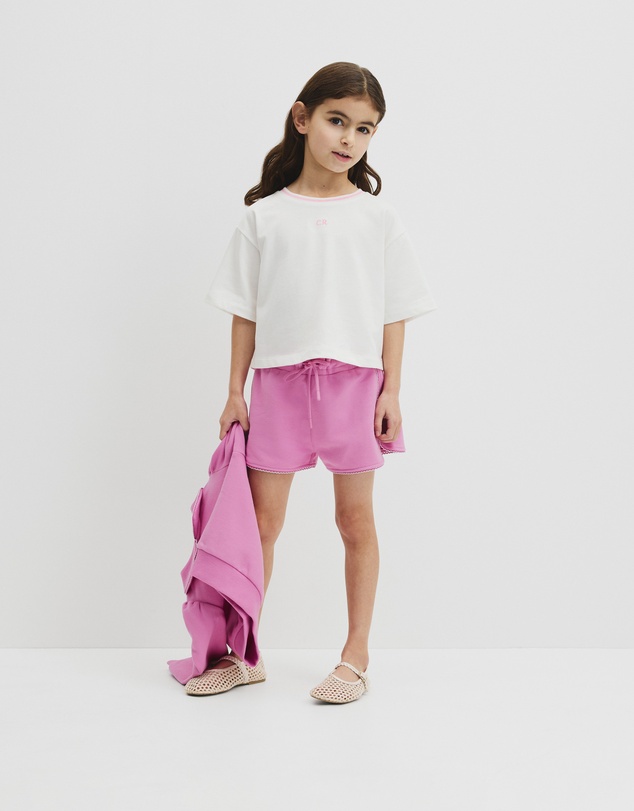 Country Road - Australian Cotton Short Sleeve Crop Boxy T-shirt