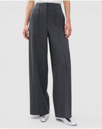 rag & bone - Irina Stripe High-Rise Tailored Pant