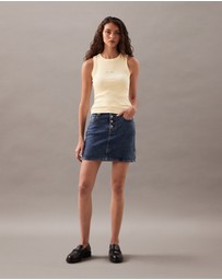 Calvin Klein Jeans - Monologo Rib Tank Top