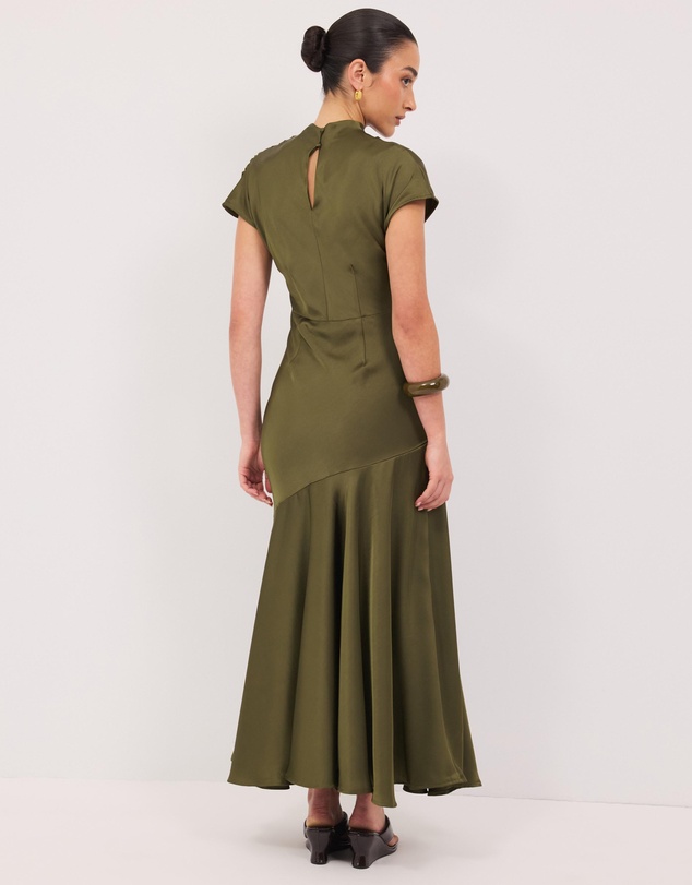 Calli - Easton Satin Midi Dress