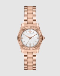 Emporio Armani - Rose Gold Analogue Watch
