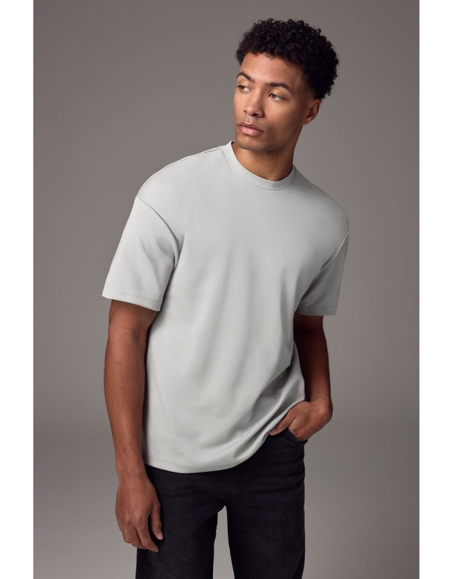 NEXT - 100% Cotton Heavyweight T-Shirt Relaxed Fit