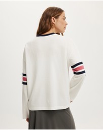 Cotton On - Ls Oversized Graphic Tee