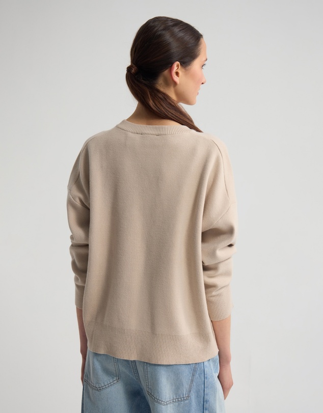 Oxford - Lexie Cotton Crew Neck Knit