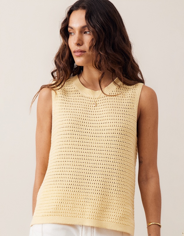 Ceres Life - Maddy Mesh Knit Tank