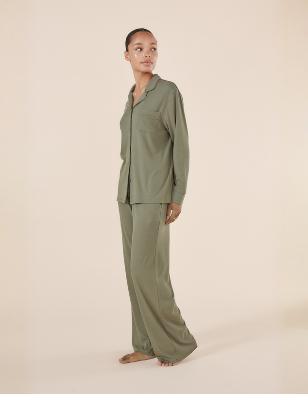 Gingerlilly - Emilia Ribbed Lounge PJ set