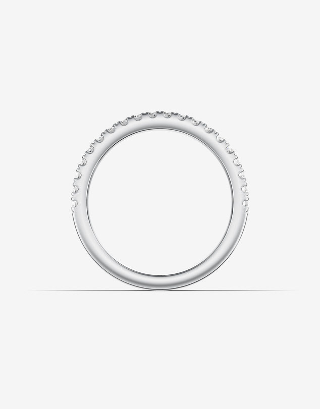 Michael Hill - Wedding Band with 0.34 Carat TW of Diamonds in 14kt White Gold