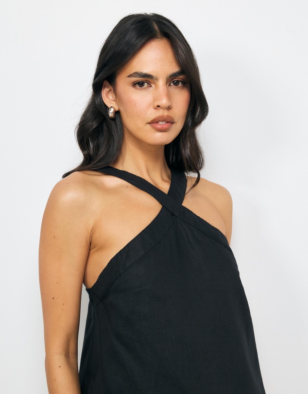 AERE - Drew Linen Maxi Dress