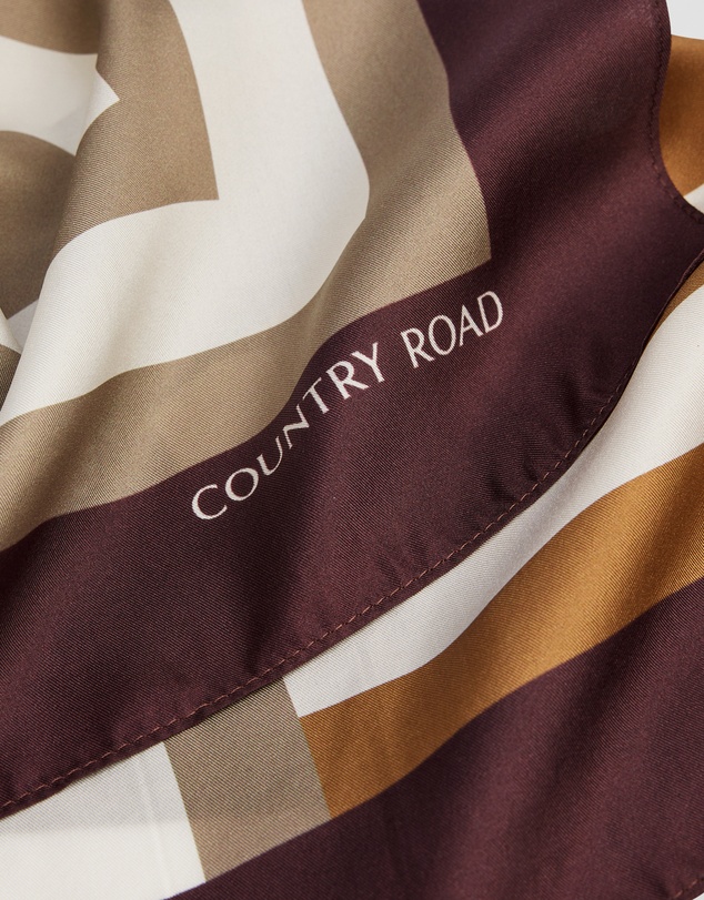 Country Road - Silk Stripe Scarf