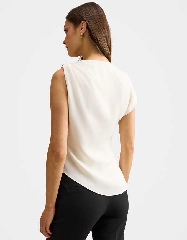 Forever New - Aubery Asymmetrical Draped Top