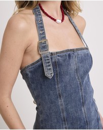Insight - Allegra Denim Corset Mini Dress