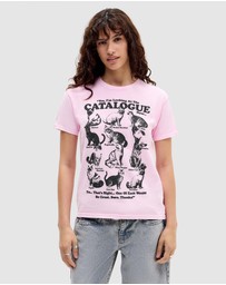BDG By Urban Outfitters - Cat Catalogue Relaxed Tee