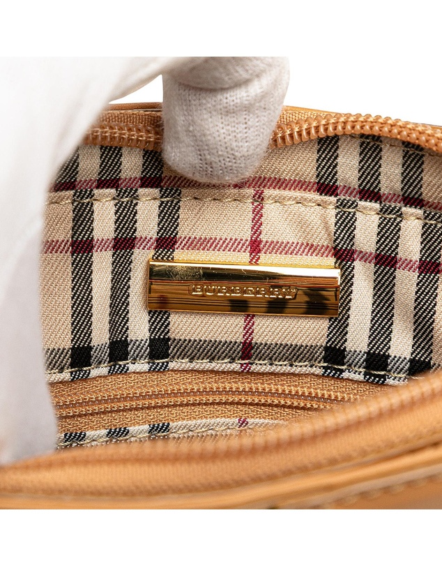Burberry - Pre-Loved Leather Shoulder Bag