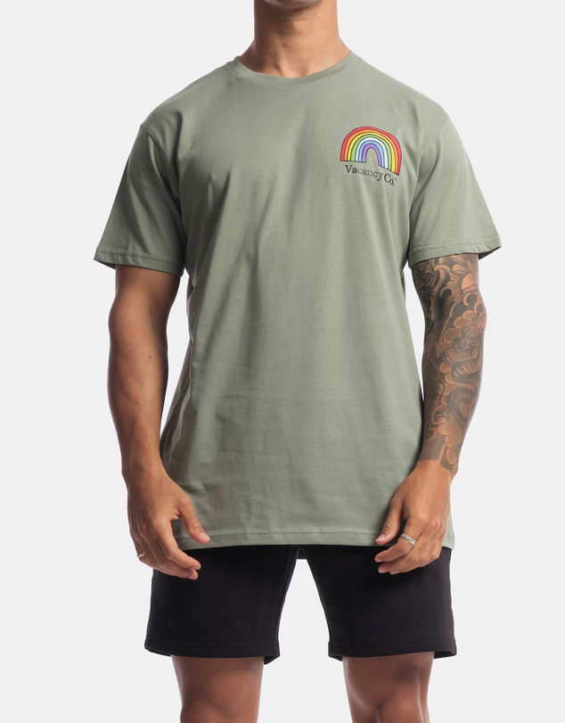 Vacancy Co - Hand-drawn Rainbow Tee