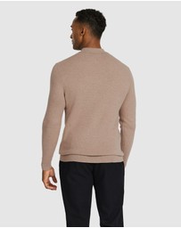 Tarocash - Cedar Stripe Zip Knit