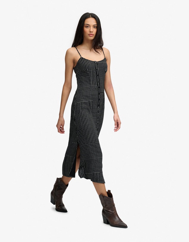Superdry - Print Button Down Cami Midi Dress