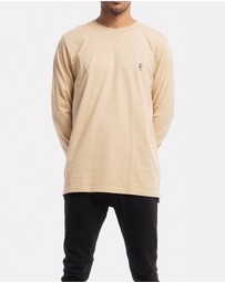 Counter Culture - Cypher Embroidery Long Sleeve Tee