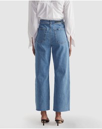 Decjuba - Darcy Cropped Wide Leg Jeans